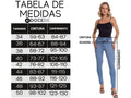 Calça Skinny Jeans Feminina Azul Claro com Cós Duplo Docebe