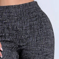 Calça Flare Feminina Preta Confortável com Estampa Discreta Docebe