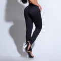 Calça Feminina Preta de Tecido Casual Docebe