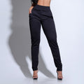 Calça Feminina Preta de Tecido Slim Docebe