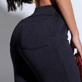 Calça Flare Feminina Preta Confortável Docebe