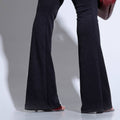 Calça Preta Flare Feminina Moda Atemporal Docebe