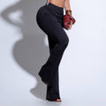 Calça Preta Feminina Flare Alongadora Docebe