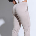 Calça Feminina Bege de Alfaiataria com Cintura Alta Docebe
