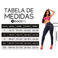 Calça Jeans Azul Escuro Feminina com Efeito Montaria Docebe