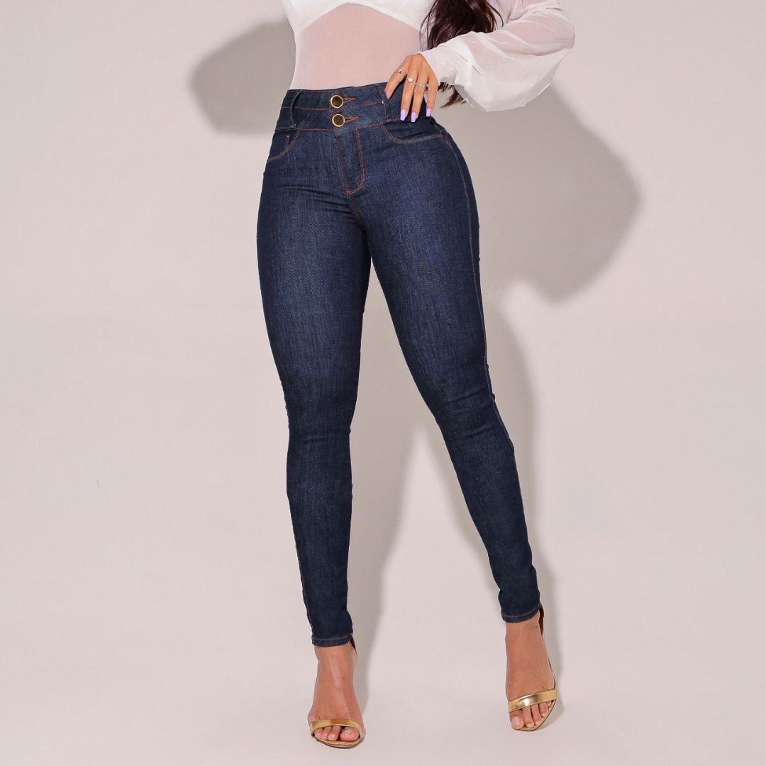 Calça Jeans Modeladora Lipo Mega Bumbum - BE02C