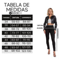 Calça Feminina Skinny Preta com Detalhe na Barra Docebe