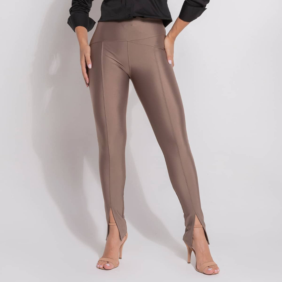 Calça Modeladora Skinny Cós Alto Fendi Prada - BE604
