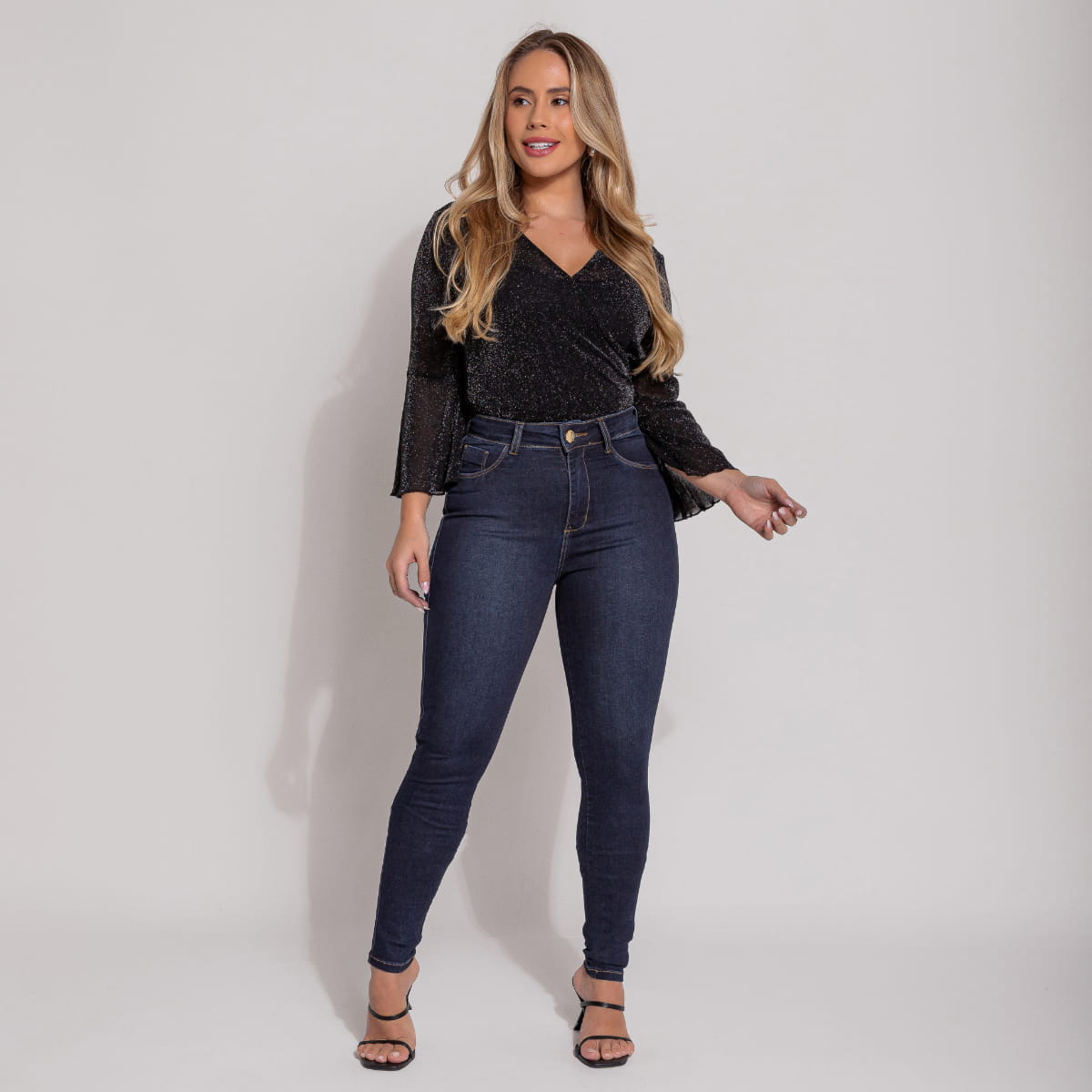 Calça Jeans Ultra Modeladora Escura - BE1374