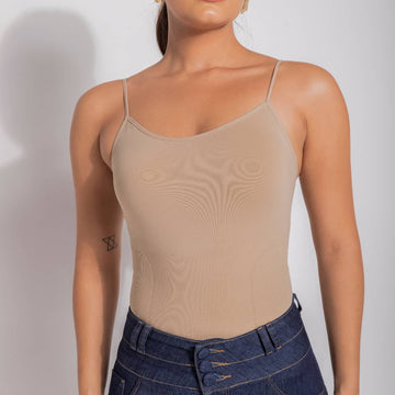 Regata Modeladora Alta Compressão Comfy Nude - BE701