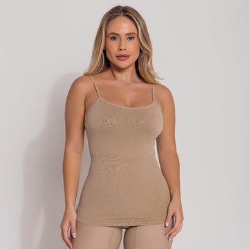 Regata Modeladora Alta Compressão Comfy Nude - BE701B