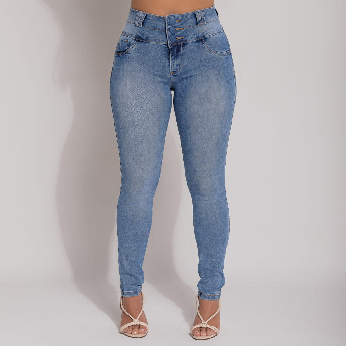 Calça Jeans Modeladora Empina Bumbum Azul - BE7503